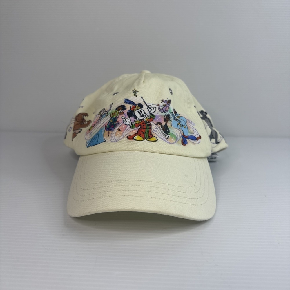 Disney 100th Anniversary Cap Hat Mickey Mouse Beige - Rare Out Of Print